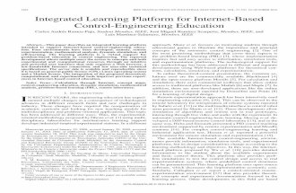 Integrated Learning Platform for Internet-Based Control-Engineering Education