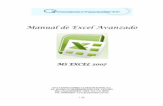 Manual de Excel Avanzado