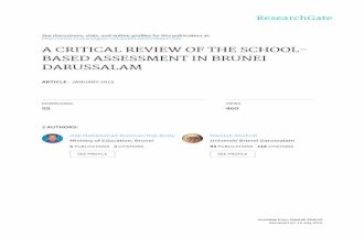 A CRITICAL REVIEW OF THE SCHOOL-BASED ASSESSMENT IN BRUNEI DARUSSALAM