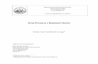 Drug Pricing in a Regulated Market