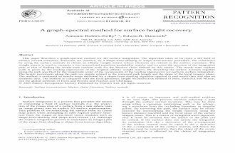 A Graph-Spectral Method for Surface Height Recovery