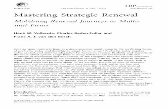 Mastering Strategic Renewal