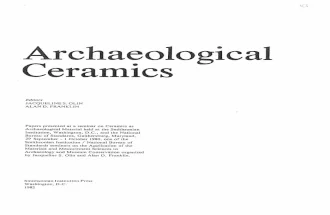 The use of scanning electron microscopy in the technological examination of ancient ceramics (Tite, Freestone, Meeks and Bimson 1982)
