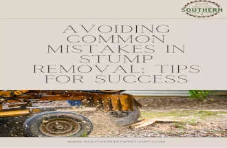 Avoiding Common Mistakes in Stump Removal: Tips for Success