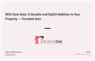 Mild Steel Gate A Durable and Stylish Addition to Your Property — Firerated door.pdf