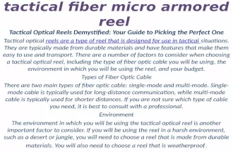 tactical fiber micro armored reel