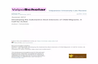 DEVELOPING THE SUBSTANTIVE BEST INTERESTS OF CHILD MIGRANTS: A CALL FOR ACTION