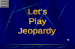 Game Board Letâ€™s Play Jeopardy Game Board Cell Jeopardy