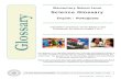 Science Glossary Glossary - .Glossary Elementary School Level Science Glossary English / Portuguese