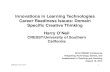 Innovations in Learning Technologies Career Readiness ... Innovations in Learning Technologies Career