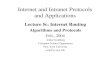 Internet and Intranet Protocols and Applications .Internet and Intranet Protocols and Applications