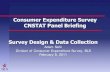 Survey Design and Data Collection Consumer Expenditure Survey CNSTAT Panel Briefing Survey Design &