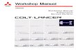 1999 Mitsubishi Colt Lancer Service Repair Manual