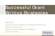 Successful Grant Writing Strategies - Purdue University Grant Writing... Successful Grant Writing Strategies