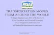 Transportation Modes From Around The World