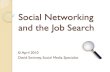 Using Social Networking in the Job Search