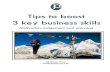 Tips to boost 3 key business skills: motivation, judgement and planning