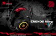 CRONOS Riing RGB 71 EDM - CRONOS Riing 7.1 | Gaming Headset CRONOS The CRONOS Riing RGB gaming headset
