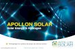 APOLLON SOLAR Solar Energy & Hydrogen - APOLLON SOLAR Solar Energy & Hydrogen Tristan Carrأ¨re, Apollon