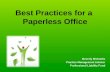 Best Practices - Paperless Office