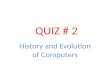 History of Computer Quiz