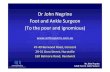 Dr John Negrine Foot and Ankle Surgeon (To ... - Foot Plate  ¢  Adult Foot & Ankle Surgery