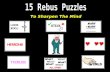 15 Rebus Puzzles To Sharpen The Mind