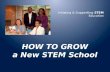 Initiating & Supporting STEM Education HOW TO GROW a New STEM School