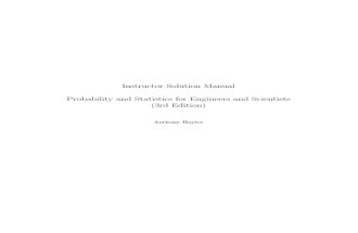 Prob Solution Manual (Probability Statistics)