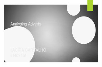 Analysing Adverts