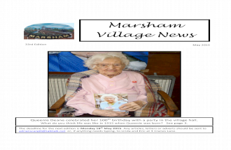 Marsham Village News (33rd Edition)