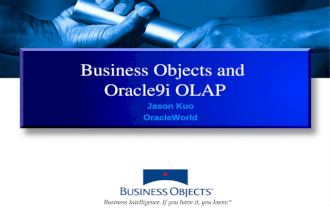 Jason Kuo OracleWorld Business Objects and Oracle9i OLAP