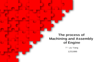 The process of Machining and Assembly of Engine &circ;&acute;&lsaquo; Liu Yang 1251886