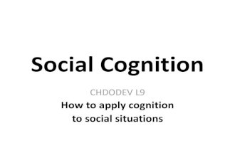Handout Social Cognition