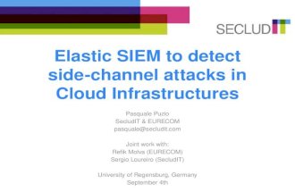 How to detect side channel attacks in cloud infrastructures