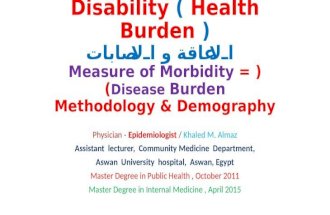 Disability ( Health Burden ) for Medical Undergraduates