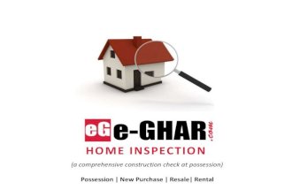 E ghar pre purchase home inspection