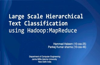 Large Scale Hierarchical Text Classification
