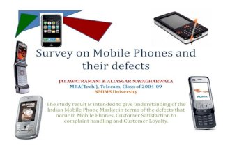Survey On Mobile Phones And Their Defects(Indian Context)