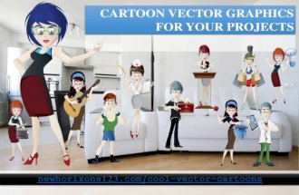 300+ Scalable Male and Female Cartoon Character Vector Graphics With Liberal License for Marketing and Product Usage