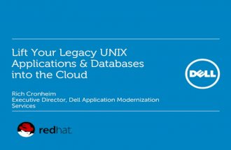 Lift Your Legacy UNIX Applications &amp; Databases into the Cloud
