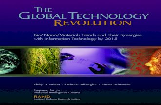 The Global Technology Revolution, Bio/Nano/Materials Trends and Their Synergies, with Information Technology by 2015