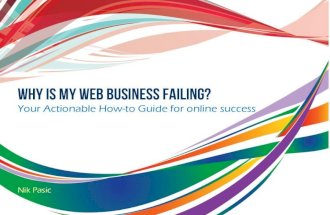 Why is my web business failing?