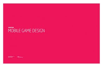 Mobile Game design guideline