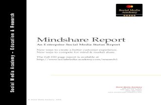 Mindshare Report Executive Summary
