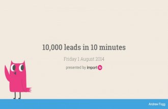 @ Hustle Con - 10,000 Leads In 10 minutes
