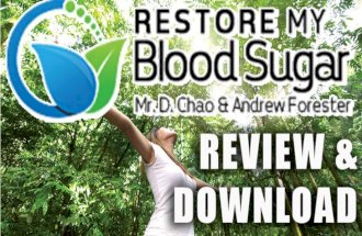 Restore My Blood Sugar Review by Andrew Forester