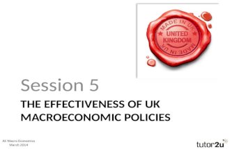 AS Macro: The Effectiveness of UK Macro-Economic Policies