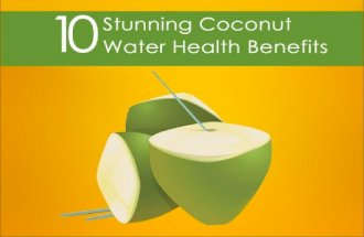 10 Stunning Coconut Water Health Benefits