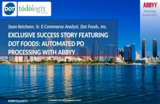 #ABBYYSummit15 (6/10): Automated Purchase Order (PO) Processing with ABBYY FlexiCapture